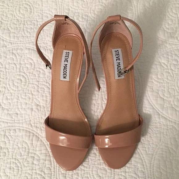 STEVE MADDEN Fantsie Sandal Heel in Blush Nude - Picture 3 of 5